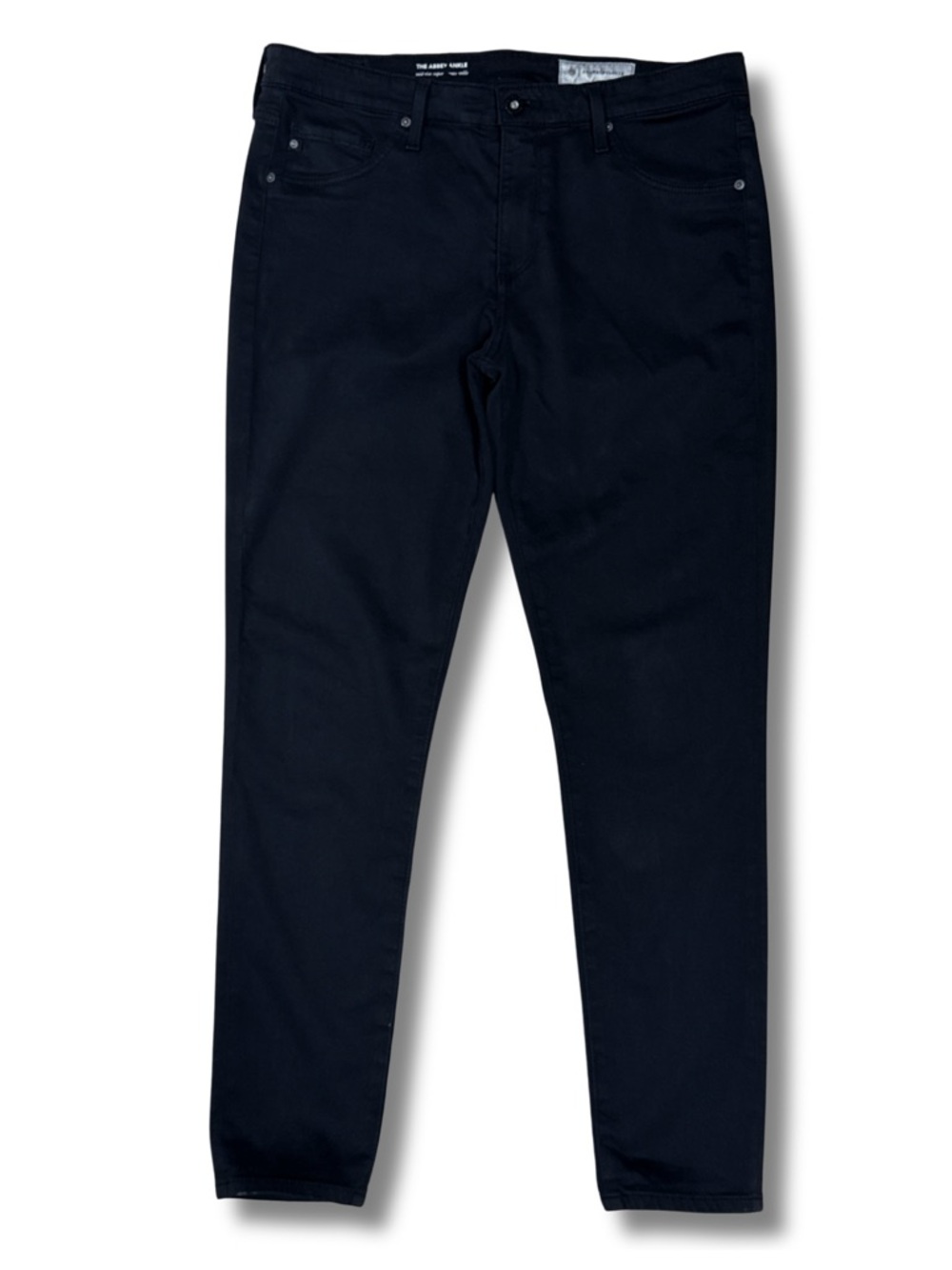 Ag Adriano Goldschmied Black‎ The Abbey Ankle MidRise Super Skinny Ankle Jeans